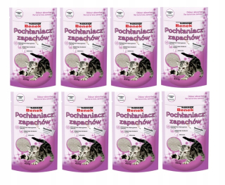Super Benek Granule pohlcujúce pachy pre mačky, bojujúce proti pachu, 450 ml